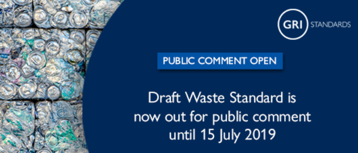 Draft GRI Waste Standard out for public comment
