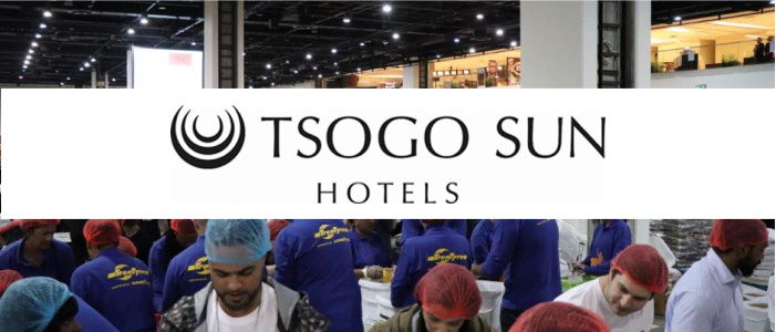 Tsogo Sun Hotels rises against hunger again in Mandela Month