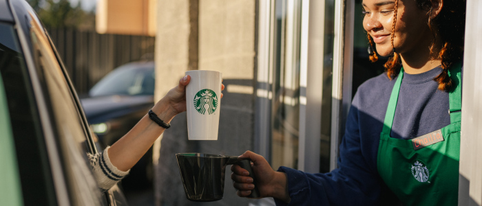 Starbucks Becomes First Coffee Retailer to Accept Reusable Cups for Drive-thru and Mobile Orders